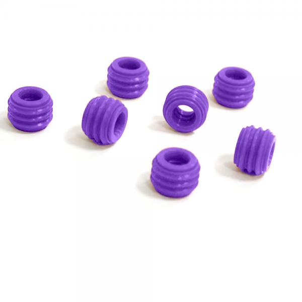Quality Purple Waterproof Rubber Grommets 90 Sh Silicone Washer Seal for sale