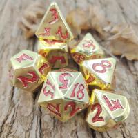 China Luxury Polyhedral Dice Set Of D4, D6, D8, D10, D12, D20 And D% For RPG Card Games factory