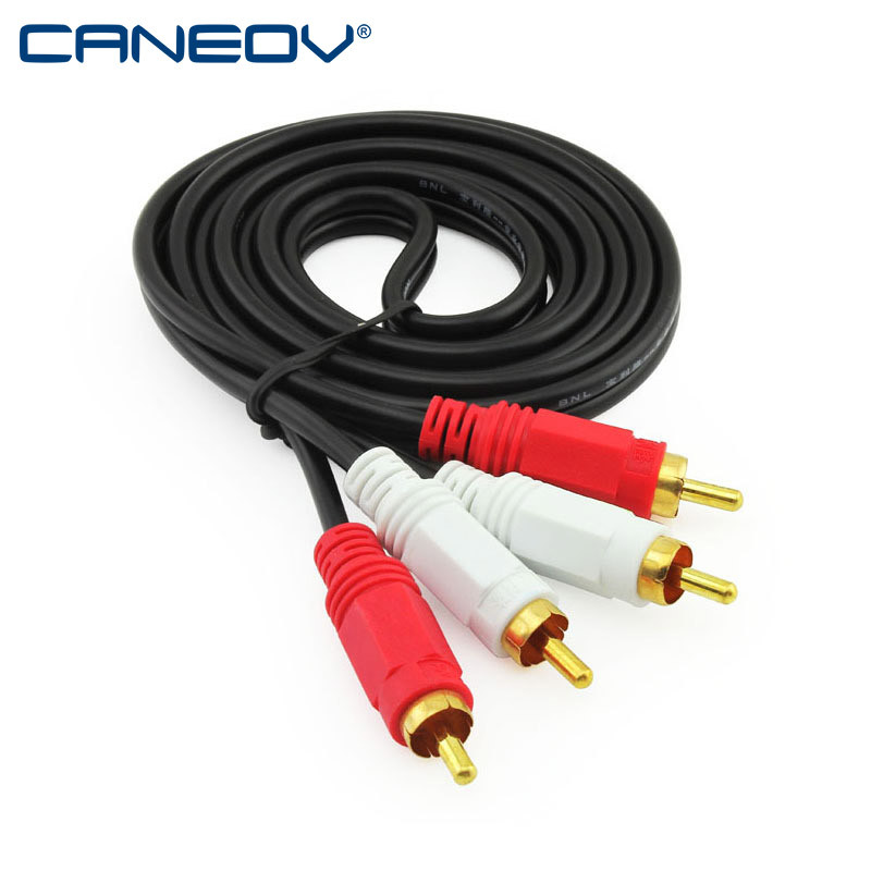 China Red And White 1.5M Audio Cable 2RCA  Double Head factory