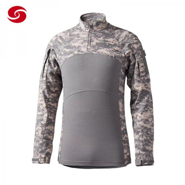 Quality Camouflage Military Police Uniform Ripstop Frog Combat Suit Acu Military Uniform for sale