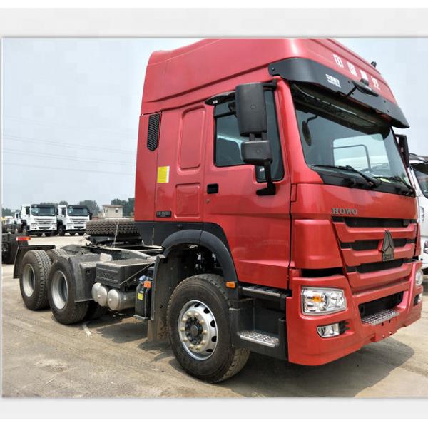 Quality Sinotruk Howo 6x4 371HP Tractor Trailer Truck Euro 2 Diesel Fuel Type for sale