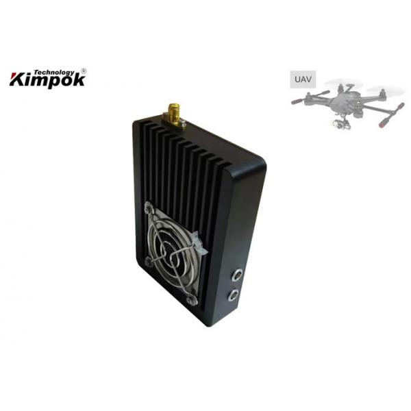 Quality UAV Mini Video Transmitter PTP , COFDM Video Sender 20km Uplink Real Time Lightweight for sale
