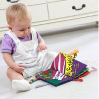 China Enlightenment Early Education 0-1 Year Old Baby Toy Baby Cloth Book for sale