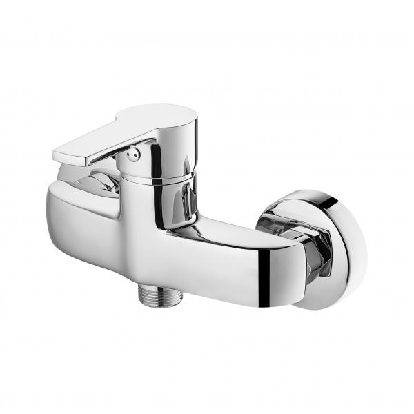 Quality Anti Rust Solid Brass Bathtub Shower Mixer Taps Single Lever Wall Mixer for sale