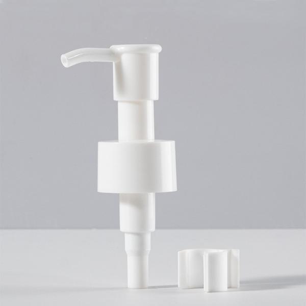 Quality 24 / 410 28 / 410 Lotion Dispenser Pump White Clip Lock Plastic Shampoo Screw for sale