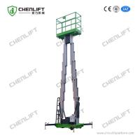 Quality 10 Meters Hydraulic Lift Platform Aluminum Aerial Work Platform Double Mast for sale