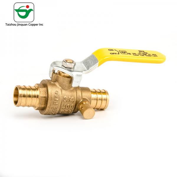 Quality Standard High Pressure 1/2''X1/2'' Copper To Pex Ball Valve for sale