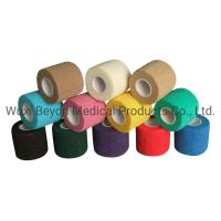 China Support Non Woven Cohesive Bandage Self-Adherent Elastic Cohesive Wrap Vet Bandage for sale