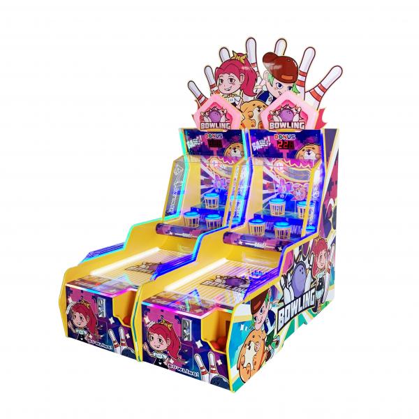 Quality 2 players mini bowling ticket game machine for kid game center, Bowling Big Dunk for sale