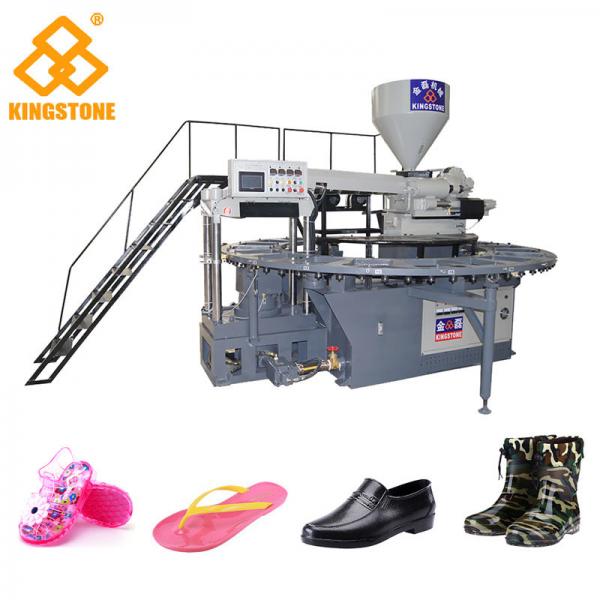 Quality One Color PVC Crystal Plastic Shoes Making Machine With Oil Pressure Circuit Design for sale