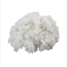 Quality White Recycled Synthetic Polyester Fibre Elasticity And Softness for sale