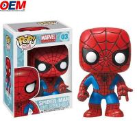 China Custom Spiderman kids toys  Super Hero Collection Model Toys Bobble-Head PVC Action Figure Toys For Children Gift factory