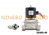 China UNI-D Type SUW-40 G1-1/2'' Stainless Steel Solenoid Valve For Water Treatment DC24V AC220V factory