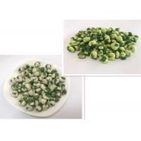 Quality Coated Wasabi Flavor Green Peas Snack Low Fat Kosher Certificate for sale