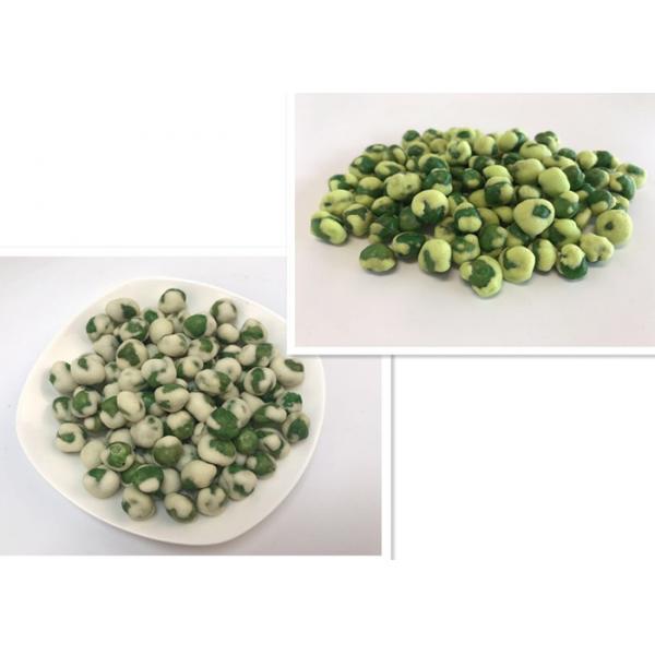Quality Customized Crispy Green Color Wasabi Green Peas Free From Frying OEM Service for sale