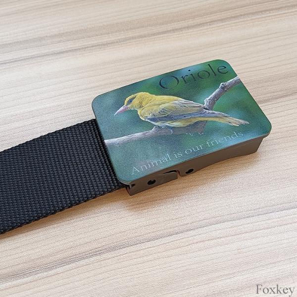 Quality Free Print Belt Adjustable Buckle Plastic With Personalized Image Promotion for sale