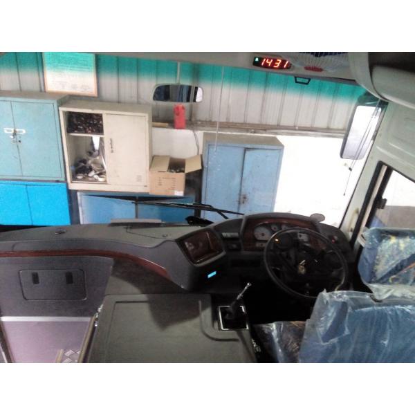 Quality 2013 YEAR Dongfeng Used Coach Bus 24-35 Seats White Yuchai Engine Middle Style for sale