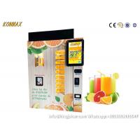 Quality Coins And Notes Acceptors Orange Juice Vending Machine With Smart Change System for sale