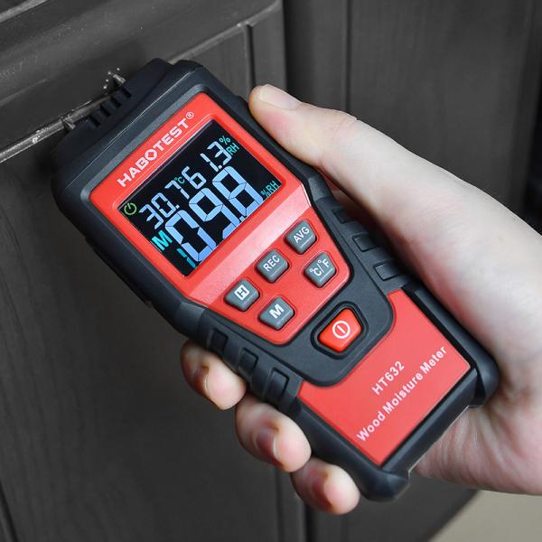 Quality 99.9% HT632 Humidity Tester Digital Wood Moisture Meter for sale