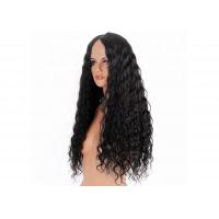 China Glueless Full Lace Human Hair Wigs , Water Wave Real Human Hair Full Lace Wigs factory