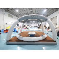 China DWF 20cm Thickness Inflatable Floating Platforms Dock Inflatable Water Floating Island Inflatable Aqua Banas factory