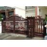 China Galvanized & Powder Coated Wrought Iron Fence Gate / Iron Garden Gate factory