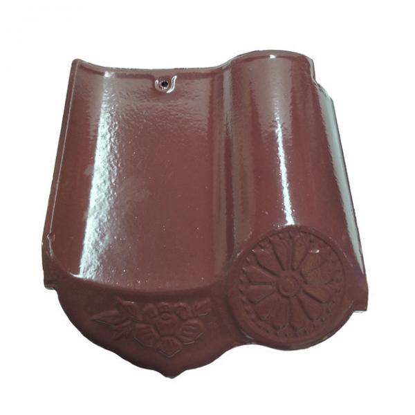 Quality Modern 220mm Ceramic Roof Tiles House Spanish Handmade Red Clay Roof Tiles for sale