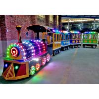china Outdoor Roundhouse Trackless Trains Shopping Mall Train 220V Mechanical Steering