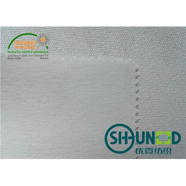 Quality Polyester Tie Interlining Fabric Soft Hand Feeling With OEKO-TEX Standard 100 for sale