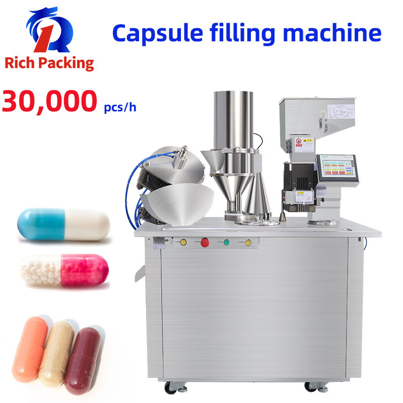 China Pharmaceutical Small Semi Automatical Capsule Filler Machine , Capsule Filling factory