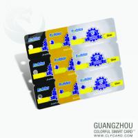 China Pvc small lovely design plastic card with punch hole factory