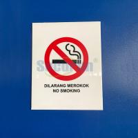 Quality White Acrylic Photoluminescent Signs Signs No Smoking Symbol For Rounded Corners for sale