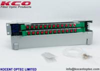 China Steel 24FO Fiber Optic Distribution Box 24 Core 19'' Fiber Terminal Patch Panel factory