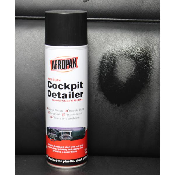 Quality High Performance Car Polish Spray Wax To Protect Dashboard / Seat Anti Wrinkling for sale