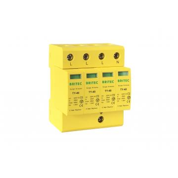 Quality IP20 Protection 4P AC230V 3 Phase Surge Protection Device for sale