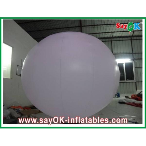 Quality 2 meter Inflatable Lighting Decoration , Inflatable Light Balloon with Ground Ball for sale