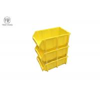 China Huge Stacking Semi Open Fronted Plastic Storage Bins For Organising A Garage factory