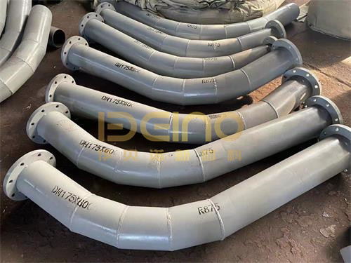 Quality Alumina Ceramic Lined Pipe Bend Light Weight Seamless With No Bumps for sale