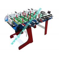 China 4 FT Folding Soccer Table Wood Foldable Soccer Table For Family Play factory