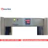 China Voice Prompts Security Walk Through Metal Detector Body Temperature Measuring Thermometer factory