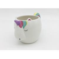 china 500ml Capacity Ceramic Unicorn Mug , Dolomite Handmade Stoneware Coffee Mugs