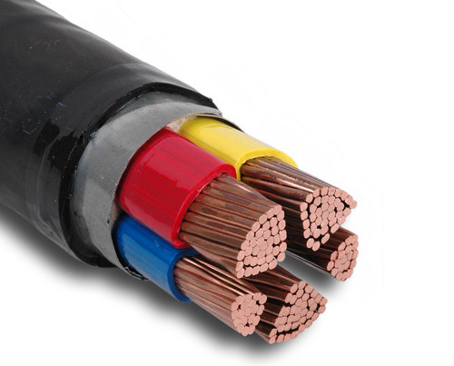 Quality Underground Armoured Electrical Cable 1 - 5 Cores Low / Medium Voltage for sale