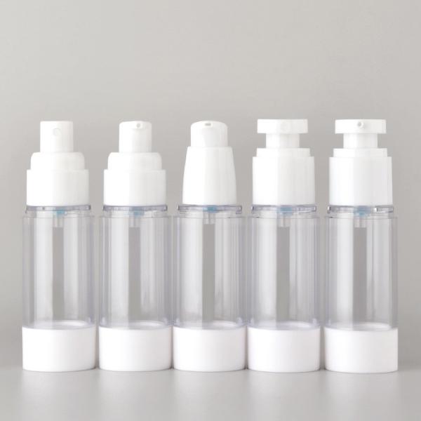 Quality Clear Airless Pump Spray Bottle , Clear Vacuum Pump Bottle Cosmetic for sale