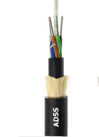 Quality PE Jacket 12 Core Span 100m ADSS Fiber Optic Cable for sale