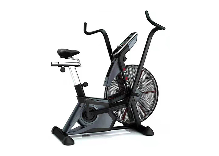China Stationary Assault Air Bike Cardio Gym Equipment With Chain Structure factory