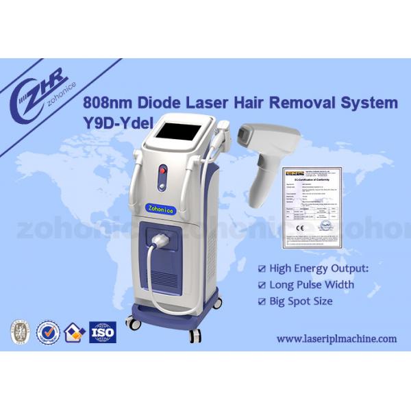 Quality 2000W Power! 808nm diode laser hair removal machines / laser 755nm hair removal machine for sale