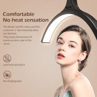 Quality 60 W Lash LED Half Moon Light With Stand Phone Holder For Makeup Eyebrow Tattoo for sale