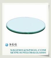 China Tempered table top glass factory