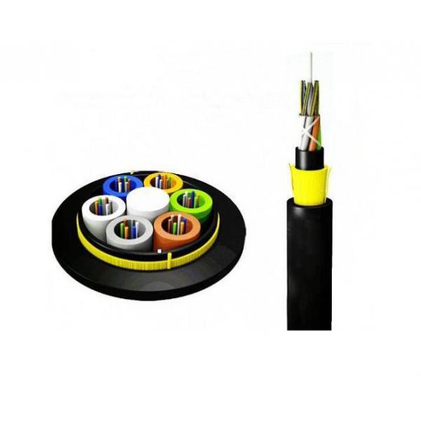 Quality Aerial/Direct burial Large Span Dielectric Fiber Optic Cable ADSS For Long Distance Telecom for sale