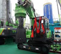 China Speed of rotation 7~40 rpm,Torque 32/42 KN.m, CE Small Rotary Driling Rig / Innovativly Research Machine TYSIM KR40A factory